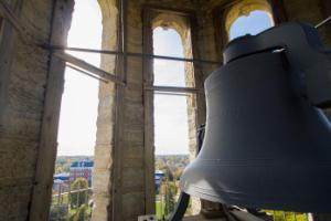 View from Inside Blanchard Hall Bell Tower Wheaton College IL