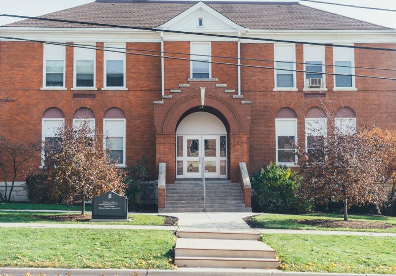 Outside of Jenks Hall