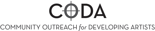 Community Outreach for Developing Artists Logo