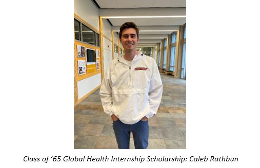 Male Student Standing in Lobby