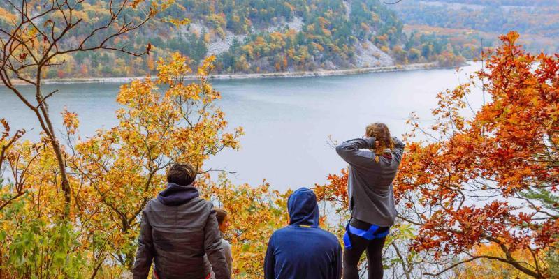 henry and friends at scenic overlook