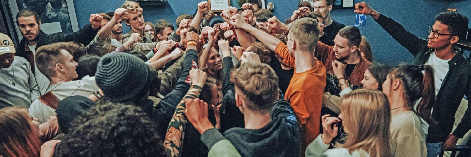 collective raised fists