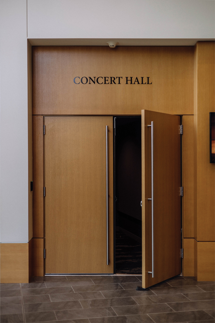 Wheaton College IL Doorway to Armerding Concert Hall