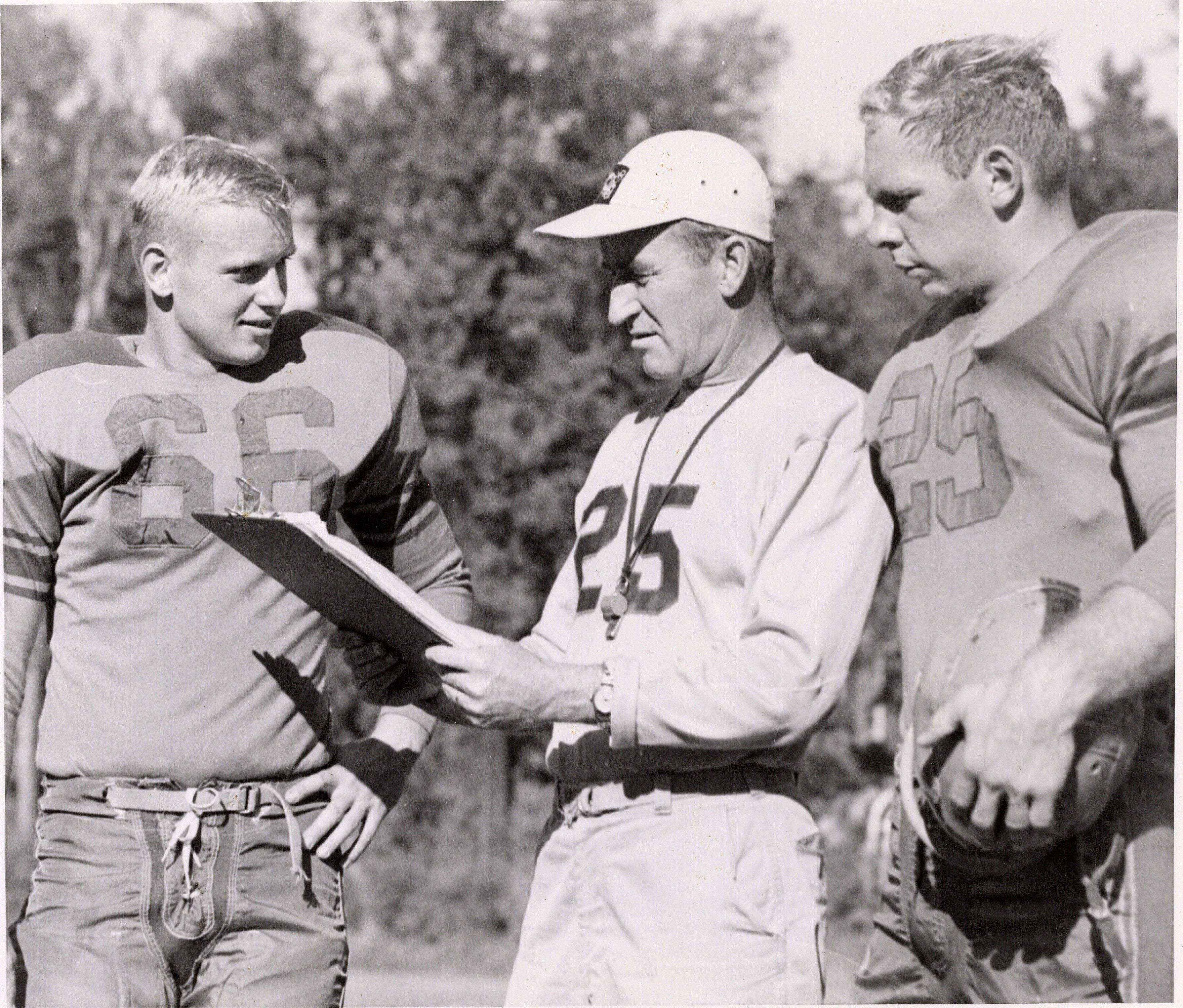 Harve Chrouser coaching Wheaton Football