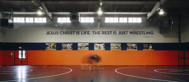 Wheaton College IL - Pete Willson Wrestling Room