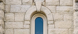 Stone Arch on Blanchard Hall