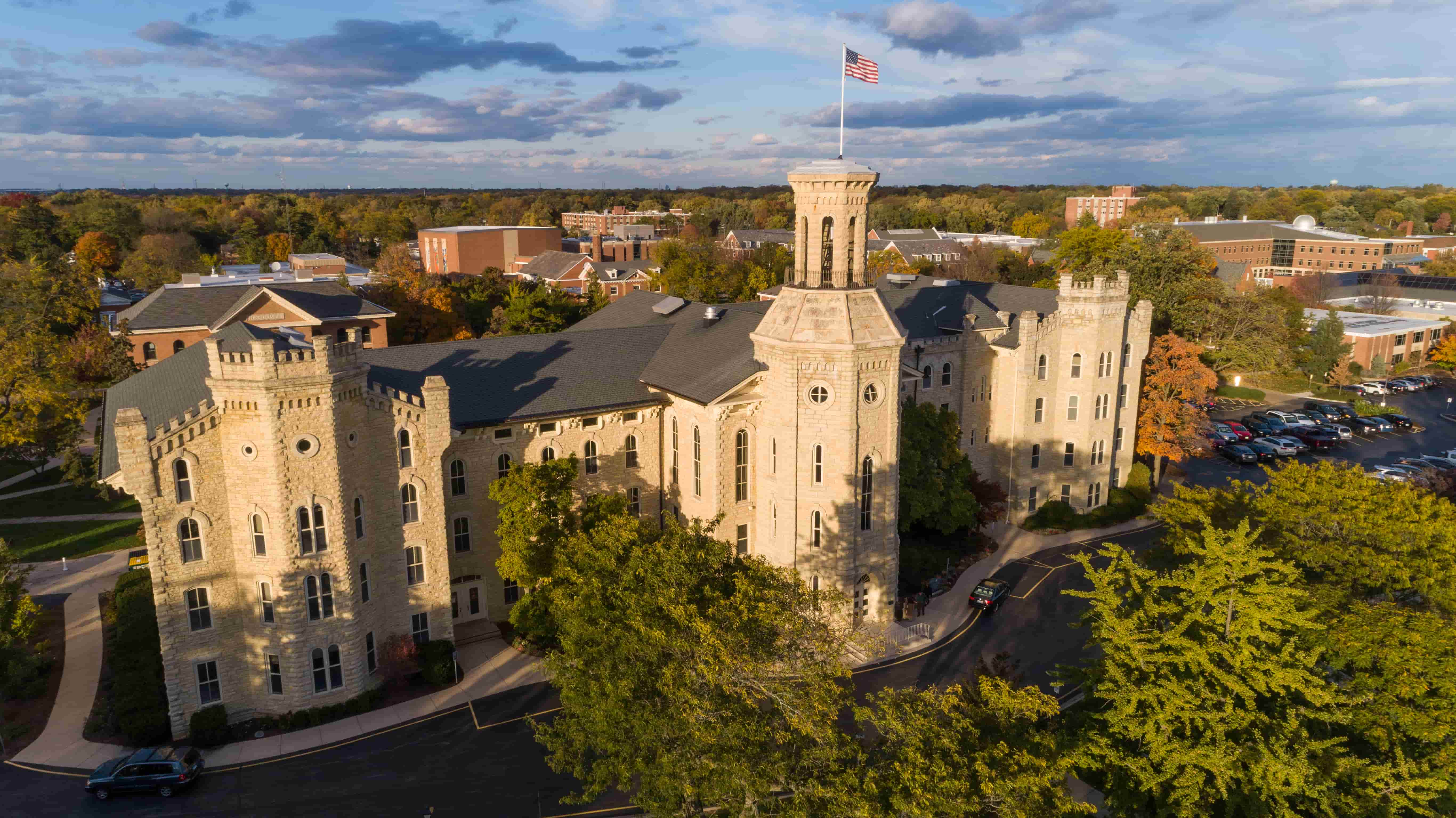 Blanchard Hall at Golden Hour