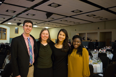 Students at 2019 Declaration Dinner