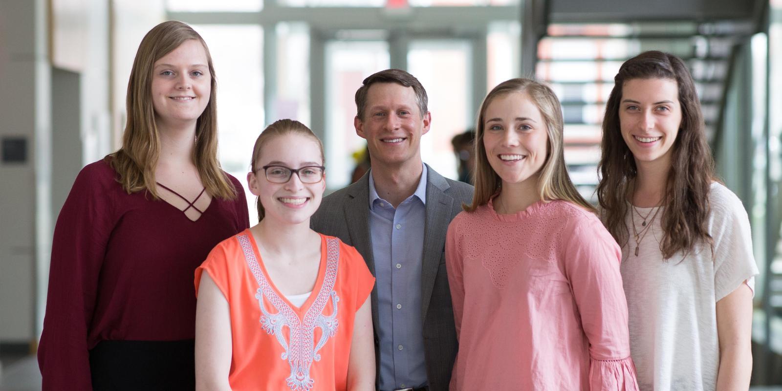 Dr. Scott Ickes and Student Researchers