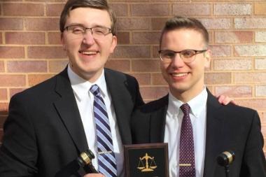 Moot Trial Winners  Wheaton College IL