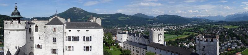 Panoramic of German Countryside Taken from from Castle Tower