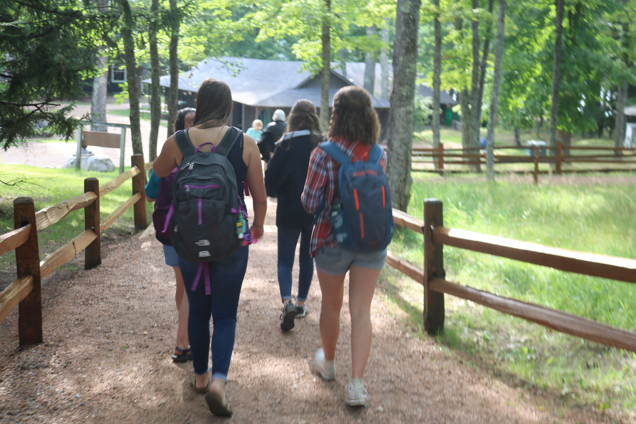 HoneyRock students walking