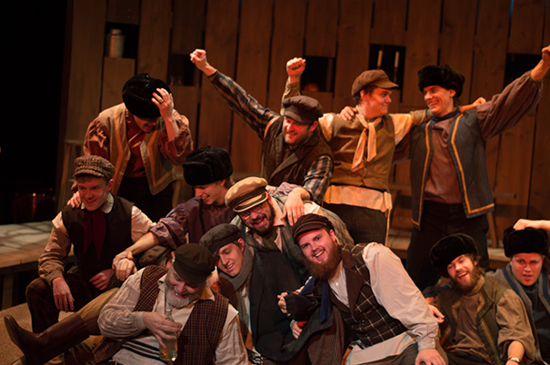 Fiddler on the Roof costumes posing