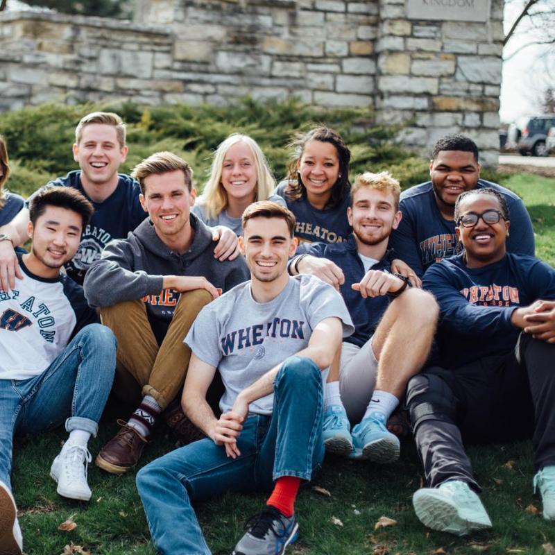 Wheaton Students Wearing Swag